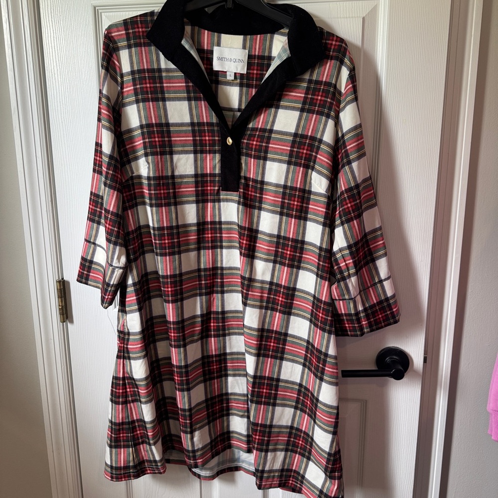EUC Smith & Quinn Sophia Winter Tartan Dress - Large